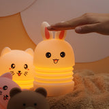 TONGER® White Bunny Silicon Night Light