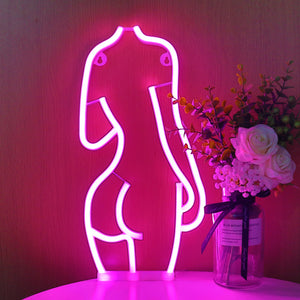 TONGER® Naked Girl Wall LED Neon Light Sign