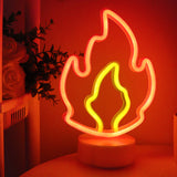 TONGER® Fire Table LED Neon Light