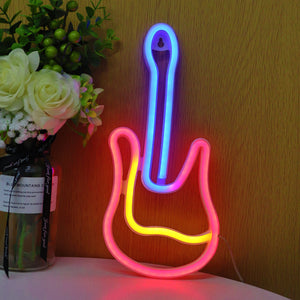 TONGER®Guitar LED Neon Sign