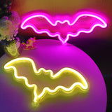 TONGER® Warm White Bat LED Neon Sign