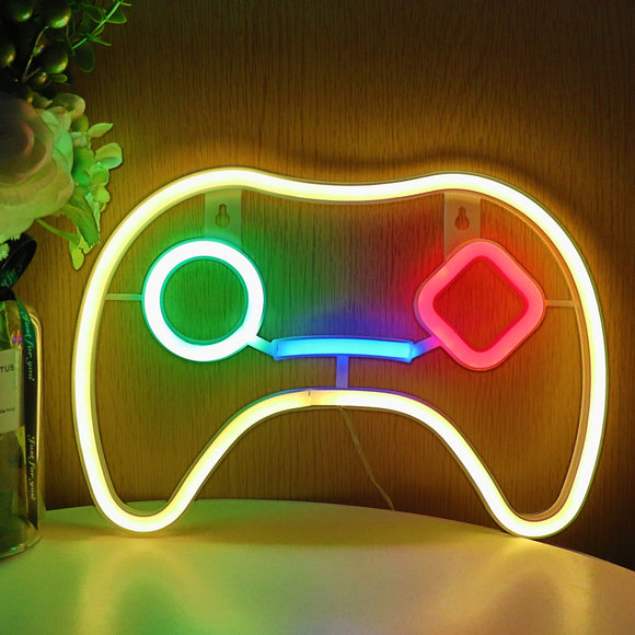 TONGER® Warm White Gamepad LED Neon Sign