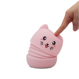 TONGER® Pink Cat Silicon Night Light