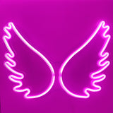 TONGER®Pink Wing Wall Neon Sign