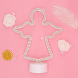 TONGER® Pink Angle Table LED Neon Light