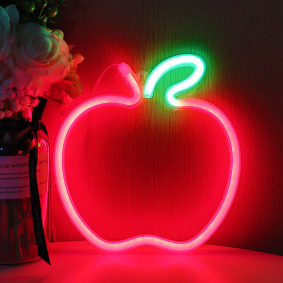 TONGER® Apple Neon LED Sign