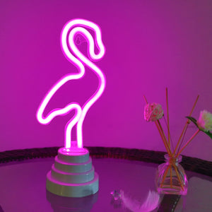 TONGER® Flamingo Table/Wall LED Neon Light