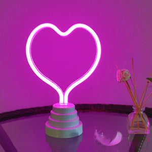 TONGER® Heart Table/Wall LED Neon Light
