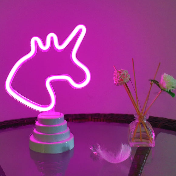 TONGER® Unicorn Table/Wall LED Neon Light