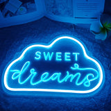 TONGER®Blue Sweet Dreams Wall Neon Sign