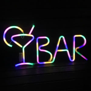 TONGER®BAR Juice Wall Neon Sign