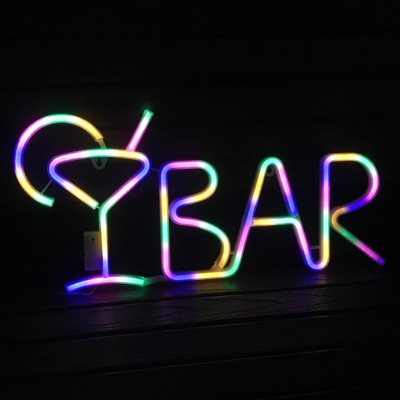 TONGER®BAR Juice Wall Neon Sign