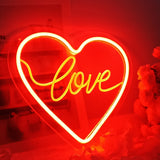 TONGER®Red Heart Love Wall Neon