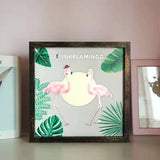 TONGER® Flamingo Wall Art Picture With Light