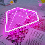 TONGER®Pink Diamond  Wall Neon Sign