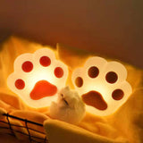 TONGER® Brown Cat Claw Wall Silicon Light With Magnet