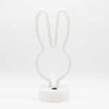 TONGER® Pink Rabbit Table LED Neon Light