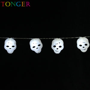 TONGER® ghost head Plastic String Lights