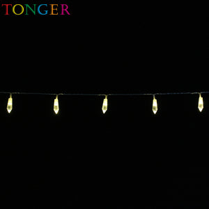 TONGER® Crystal icicle Plastic String Lights