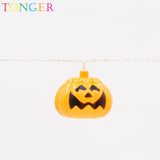 TONGER® Pumpkin Plastic String Lights