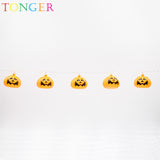 TONGER® Pumpkin Plastic String Lights