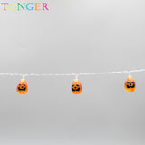 TONGER® Pumpkin Plastic String Lights