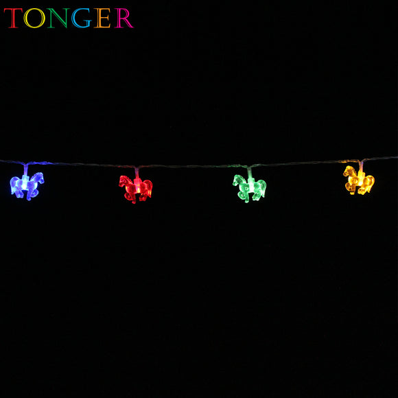 TONGER® horse plastic led string light