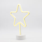TONGER® Warm White Star Table LED Neon Light