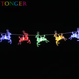 TONGER® elk plastic led string light