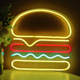 TONGER® Hamburger LED Neon Sign