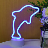 TONGER®Dolphin Table LED Neon