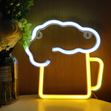 TONGER®Bear Cup LED Neon Sign