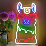 TONGER®Alpaca LED Neon Sign