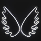 TONGER® White Wings Wall LED Neon Sign