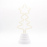 TONGER® Christmas Tree With Star Table/Wall LED Neon Light