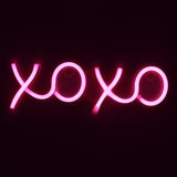 TONGER® Pink XOXO Wall LED Neon Light Sign