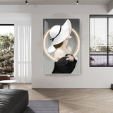 TONGER® Cowboy Art Glowing Wall Light Painting