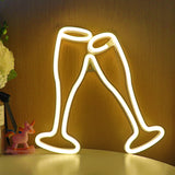 TONGER®Goblet Toast LED Neon Sign