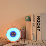 TONGER® Pink Cute Bunny Alarm Clock With Wake Up Light