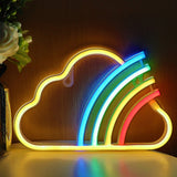 TONGER® Rainbow With Cloud Neon LED Sign