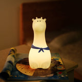 TONGER®Blue Giraffe Night Lamp