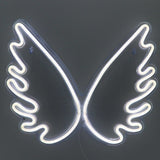 TONGER® White Wings Wall LED Neon Sign