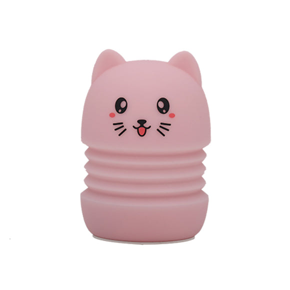 TONGER® Pink Cat Silicon Night Light