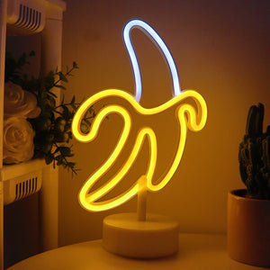 TONGER® Banana Table LED Neon Light