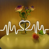 TONGER® Warm White Heart Beat LED Neon