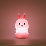 TONGER® Pink Bunny Silicon Night Light