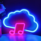 TONGER® Cloud With Note Neon LED Sign