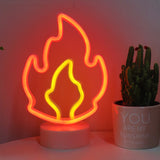 TONGER® Fire Table LED Neon Light