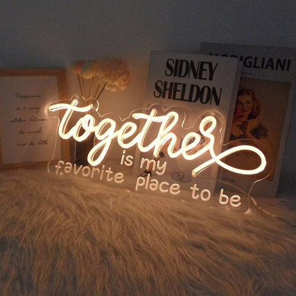 TONGER®Together LED Neon Sign