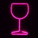 TONGER®Pink Goblet LED Neon Sign